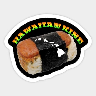 Hawaii Hawaiian t-shirt designs musubi Sticker